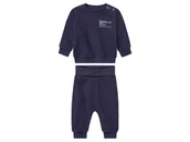 Komplety dla niemowląt - lupilu® Dres niemowlęcy z bawełną (bluzka + spodnie) (Granatowy, 62-68) - miniaturka - grafika 1