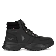 Botki męskie - Trzewiki U.S. Polo Assn. OSCAR001M/DYT1 Czarny - miniaturka - grafika 1