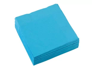 Amscan Serwetki turkusowe 25 cm 20 szt 50220-54 - Gadżety dla niej i dla niego - miniaturka - grafika 1