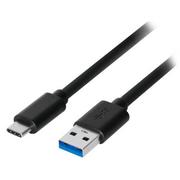 Kable USB - Kabel Akyga AK-USB-24 USB 3.0 USB 3.1 USB 3.0 Typu C USB 3.1 typu C 0,50m kolor czarny - miniaturka - grafika 1