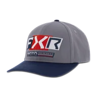 Czapki damskie - Czapka z Daszkiem FXR Podium Pro Szary/GranatowyOnesize - miniaturka - grafika 1