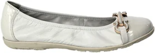 Baleriny Caprice 9-22172-20 245 Lt Grey Nap.Co Skóra - CAPRICE - Baleriny - miniaturka - grafika 1