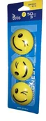 Akcesoria do tablic - Tetis Magnesy do tablic ółte uśmiech 50mm 3 szt. GM304-SY3 - miniaturka - grafika 1