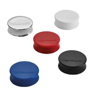 MAGNETOPLAN Magnesy Ergo Large, średnica 34 x 12,5 mm, 10 sztuk, ciemnoniebieskie 4013695043180 - Magnesy - miniaturka - grafika 1