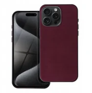 Etui i futerały do telefonów - Futerał WOVEN MAG COVER kompatybilny z MagSafe do IPHONE 14 Plus burgundowy - miniaturka - grafika 1