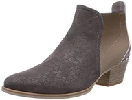 Kozaki damskie - Maripe 961319 damskie kozaki z krótką cholewką, szary - szary - 42 EU - miniaturka - grafika 1