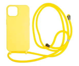 Mobile Origin Lanyard Case do iPhone 15 yellow - Etui i futerały do telefonów - miniaturka - grafika 1