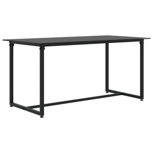 4-cz. ogrodowy zestaw wypoczynkowy, poduszki, czarny rattan PE - Sofy ogrodowe - miniaturka - grafika 12