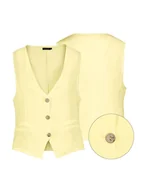 Kamizelki damskie - Eight2Nine Kamizelka w kolorze żółtym - miniaturka - grafika 1