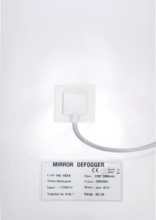 DFG-3020: Mirrors defogger 30 x 20 cm, 230VAC, PET Dupont, 0.06 m2 - Grzałki do akwarium - miniaturka - grafika 1