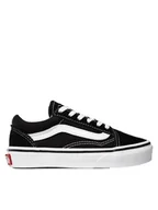 Buty dla dziewczynek - Buty dziecięce(4-8lat) Vans Old Skool Black/White VN000W9T6BT1M 33 - miniaturka - grafika 1