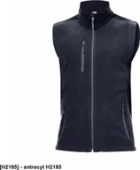 Kamizelki męskie - Ardon ARDON MARTIN - kamizelka męska polarowa - antracyt H2185 S - miniaturka - grafika 1