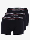 Majtki damskie - Tommy Hilfiger Obcisłe bokserki pakowane po 3 szt. Mężczyźni Bawełna niebieski jednolity, XL - miniaturka - grafika 1