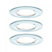 Lampy pozostałe - Paulmann Zestaw Oprawa wbudowana Nova Coin LED 3x6,5W 2700K 230V Chrom/Aluminium PL93463 - miniaturka - grafika 1