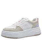 Sneakersy damskie - Tamaris Damskie sneakersy 1-1-23737-30, niskie, Offwhite Comb, 42 EU - miniaturka - grafika 1