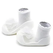 Skarpetki dla dzieci - Lekkie I Elastyczne Buciki Attipas® Bella White 10,8 Cm / 19 Antypoślizgowe - miniaturka - grafika 1