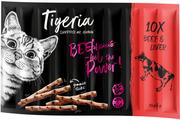Przysmaki dla kotów - Tigeria Sticks paluszki, 10 x 5 g - Wołowina i wątróbki - miniaturka - grafika 1