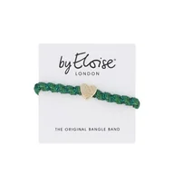 Ozdoby do włosów - By Eloise London Woven Gold Heart Gumka do włosów 1 szt Odcień Chive - miniaturka - grafika 1