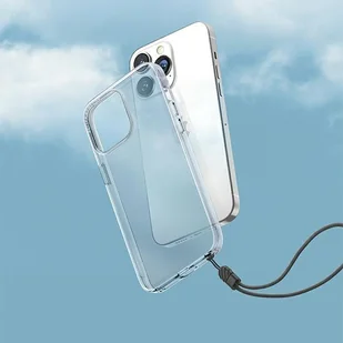 UNIQ etui Air Fender iPhone 14 Pro 6,1" szary/smoked grey tinted - Etui i futerały do telefonów - miniaturka - grafika 6