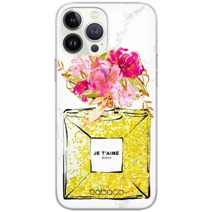 ERT GROUP etui na telefon Apple Iphone XS, case oryginalny i oficjalnie licencjonowany przez Babaco, wzór Perfume 006, optymalnie dopasowane, z efektem płynnego brokatu - Etui i futerały do telefonów - miniaturka - grafika 1