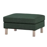 Pokrowce na meble - Dekoria pl pl Pokrowiec na podnóżek Karlstad leśna zieleń szenil 61 x 79 x 44 cm City 622-704-81 - miniaturka - grafika 1