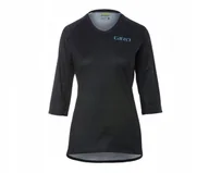 Kurtki rowerowe - Koszulka damska GIRO ROUST JERSEY 3/4 rękaw black floral roz. S DWZ - miniaturka - grafika 1