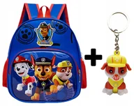 Plecaki szkolne i tornistry - Plecak przedszkolny 2 kieszenie PSI PATROL szkolny dla chłopca + BRELOK - miniaturka - grafika 1