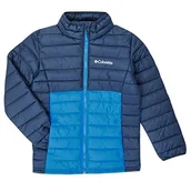 Kurtki i płaszcze dla chłopców - Columbia Powder Lite Boys kurtka dla chłopców niebieski granatowy, jasny indygo M - miniaturka - grafika 1