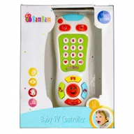 Zabawki interaktywne dla dzieci - Wesoły pilot TV BAM BAM 492798 - miniaturka - grafika 1