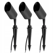 Lampy ogrodowe - 3x Lampa Ogrodowa Zewnętrzna LED Reflektor Wbijany GU10 IP65 z Przewodem - miniaturka - grafika 1