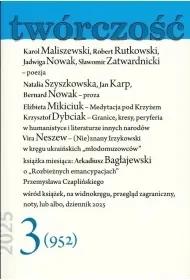 Twórczość 3/2025 - Czasopisma - miniaturka - grafika 1