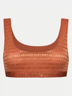Emporio Armani Underwear Biustonosz top 164232 3F204 01656 Brązowy - Bielizna sportowa damska - miniaturka - grafika 1