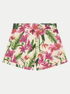 Spodenki damskie - Guess Szorty materiałowe J5GD22 KA6R4 Kolorowy Regular Fit - miniaturka - grafika 1
