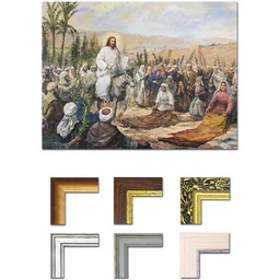 Obraz Jezus Chrystus Wjazd do Jerozolimy - Ikony i obrazy sakralne Obraz Jezus Chrystus Wjazd do Jerozolimy - Ikony i obrazy sakralne - miniaturka - grafika 1