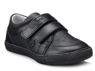 Buty dziecięce chłopięce sportowe na rzepy czarne Wojtyłko 61021-32 - Buty dla chłopców - miniaturka - grafika 1