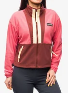 Bluzy sportowe damskie - Bluza polarowa damska Columbia Back Bowl Fleece - juicy/spice/sunkissed - miniaturka - grafika 1