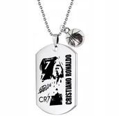 Wisiorki - Naszyjnik wisiorek Cristiano Ronaldo CR7 Cieszynka prezent - miniaturka - grafika 1