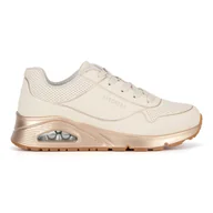 Buty dla dziewczynek - Obuwie sportowe Skechers UNO GEN1 310538L NAT - miniaturka - grafika 1