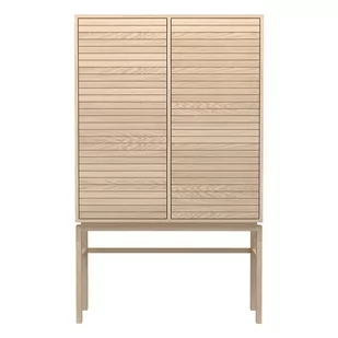 Naturalna szafka w dekorze dębu 91x150 cm Linley – Actona - Komody - miniaturka - grafika 1