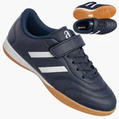 Buty dla chłopców - Trampki Chłopięce Granatowe Halówki Sportowe Na Rzepy Profilowane 31 Granatowy - miniaturka - grafika 1