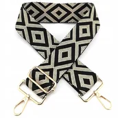 Paski - Pasek Do Torebki Torby Regulowany Szeroki Damski Długi Parciany Kolorowy - miniaturka - grafika 1