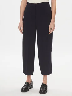 Tommy Hilfiger Spodnie materiałowe WW0WW41908 Granatowy Wide Leg - Spodnie damskie - miniaturka - grafika 1