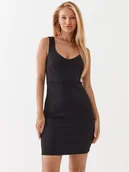 Sukienki - Guess Sukienka koktajlowa W3YK26 K9UN2 Czarny Slim Fit - miniaturka - grafika 1
