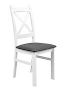 Krzesła - Krzesło do jadalni tapicerowane krzyżak - miniaturka - grafika 1