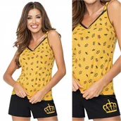 Piżamy damskie - Piżama damska z wiskozy DONNA Queen S 36 - miniaturka - grafika 1