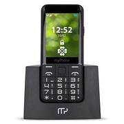 Latarki - myPhone Halo Q+ 4family telefon dla seniora ze stacją ładującą, duży wyświetlacz 2,8 cala, mocna bateria 1400 mAh, aparat 2Mpx, duże klawisze, fotokontakty, 3G, przycisk SOS, latarka, dual SIM - miniaturka - grafika 1