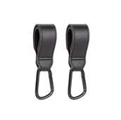 Akcesoria do wózków - Haczyki zaczepy na torbę do wózka dziec. 2 sztuki - miniaturka - grafika 1