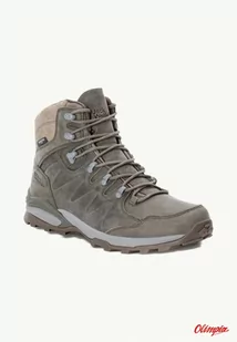 Buty trekkingowe Męskie Jack Wolfskin Refugio Prime Texapore Mid - COLD COFFE - Buty trekkingowe męskie - miniaturka - grafika 1