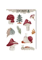 Scrapbooking - Naklejki na jesień jesienne z muchomorkami grzybkami album - miniaturka - grafika 1