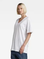 Koszulki i topy damskie - G-Star Raw T-Shirt D22746-C539-110 Biały Relaxed Fit - miniaturka - grafika 1